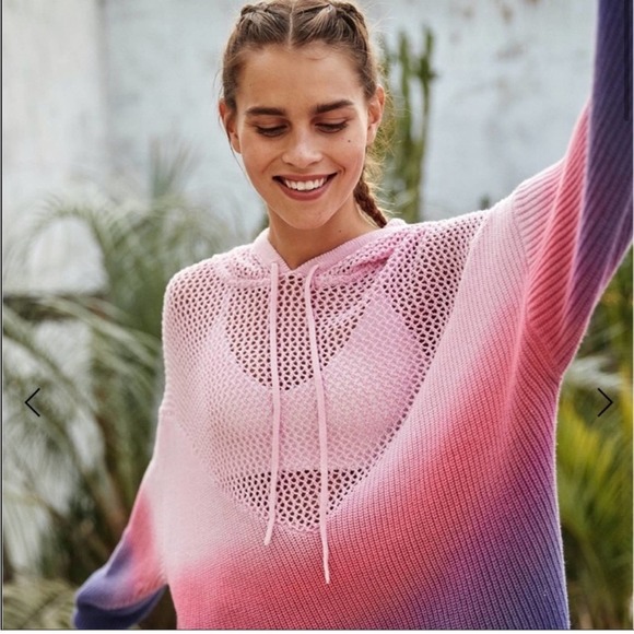 Spiritual Gangster Amar Meshed Up Ombré Tie Dye Hoodie Sweatshirt Size Medium - Picture 12 of 12